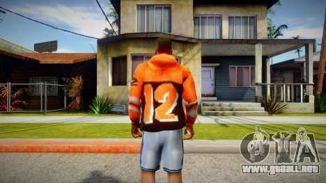Orange Hoodie 12 para GTA San Andreas