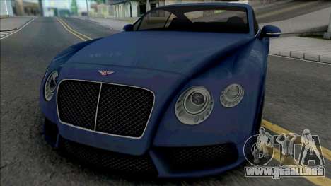 Bentley Continental GT V8 para GTA San Andreas