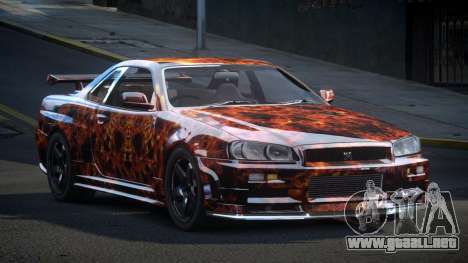 Nissan Skyline R34 PSI-U S4 para GTA 4