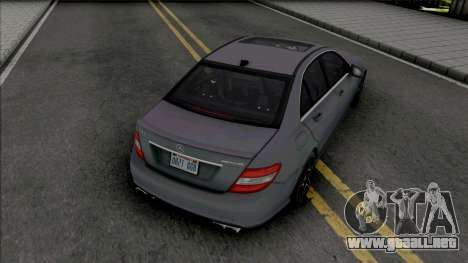 Mercedes-Benz C63 AMG (W204) 2010 [IVF VehFuncs] para GTA San Andreas