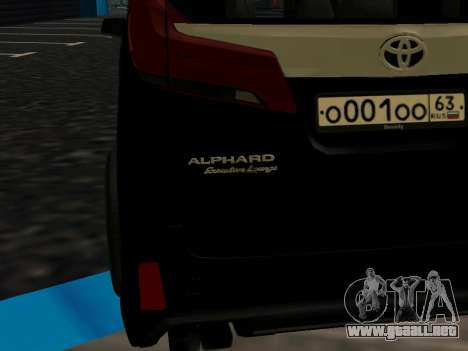 Toyota Alphard Hybrid Executive Louge para GTA San Andreas