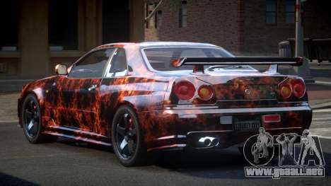 Nissan Skyline R34 PSI-U S4 para GTA 4