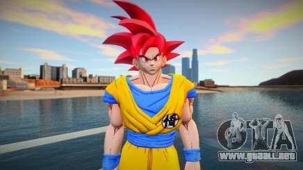 Goku God Red para GTA San Andreas