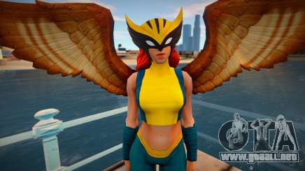 Hawkgirl from DC Legends para GTA San Andreas