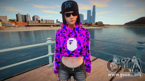 GTA Online Female Assistant Diva Outfit para GTA San Andreas