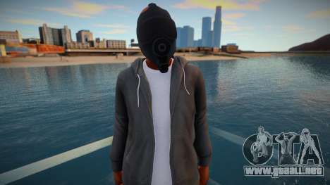 Hombre negro con máscara para GTA San Andreas