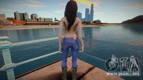 Vampire Girl Skyrim Topless para GTA San Andreas