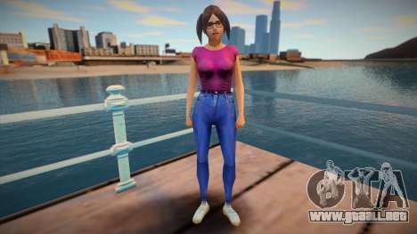 Chica con una hermosa figura para GTA San Andreas