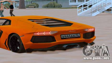 Lamborghini Aventador (Cheetah) para GTA San Andreas