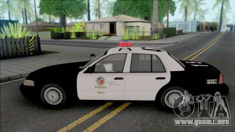 Ford Crown Vic. 2000 CVPI LAPD (Vista Light) v2 para GTA San Andreas