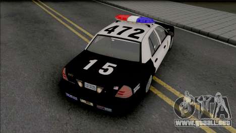 Ford Crown Vic. 2000 CVPI LAPD (Vista Light) v2 para GTA San Andreas