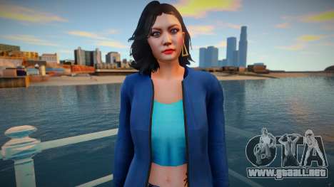 GTA Online Skin Ramdon Female Asian 1 Fashion v1 para GTA San Andreas