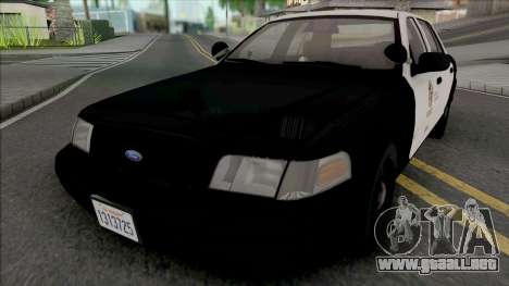 Ford Crown Victoria 1999 CVPI LAPD GND para GTA San Andreas
