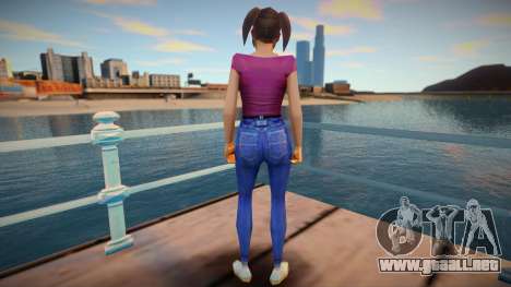 Chica con una hermosa figura para GTA San Andreas