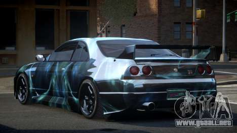 Nissan Skyline R33 Qz S8 para GTA 4