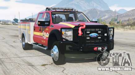 Ford F-450 Super Duty Crew Cab Utility Fire Truck 2013 para GTA 5