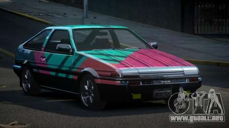 Toyota Corolla AE86 Qz PJ8 para GTA 4