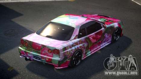 Nissan Skyline R34 PSI Qz S2 para GTA 4