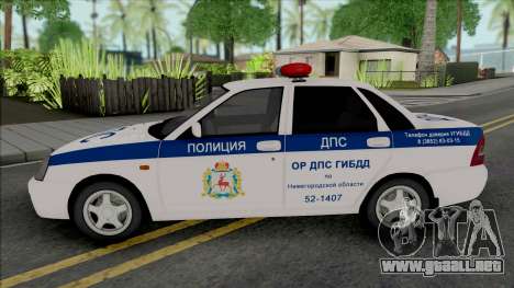 VAZ-2170 O DPS GIBDD para GTA San Andreas