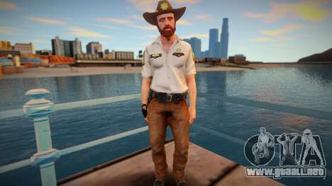 TWD Onslaught Rick Sheriff para GTA San Andreas