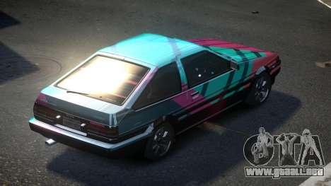 Toyota Corolla AE86 Qz PJ8 para GTA 4