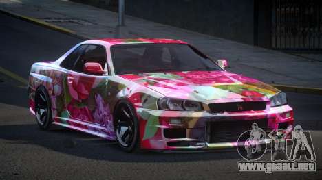 Nissan Skyline R34 PSI Qz S2 para GTA 4