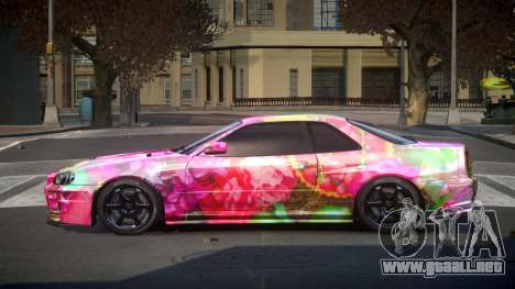 Nissan Skyline R34 PSI Qz S2 para GTA 4