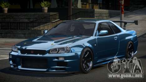 Nissan Skyline R34 PSI Qz para GTA 4