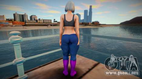 KOF Soldier Girl Different - Blue 2 para GTA San Andreas