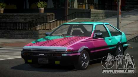 Toyota Corolla AE86 Qz PJ8 para GTA 4