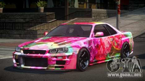 Nissan Skyline R34 PSI Qz S2 para GTA 4