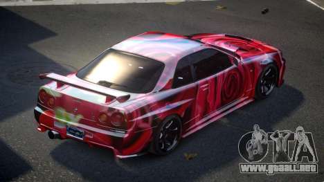 Nissan Skyline R34 PSI Qz S4 para GTA 4