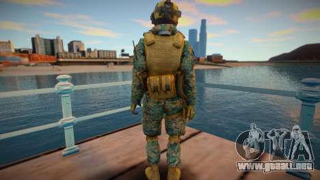 Call Of Duty Modern Warfare Woodland Marines 12 para GTA San Andreas