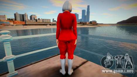 KOF Soldier Girl Different 6 - Red Topless 3 para GTA San Andreas