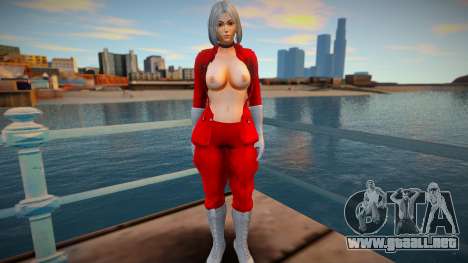 KOF Soldier Girl Different 6 - Red Topless 2 para GTA San Andreas