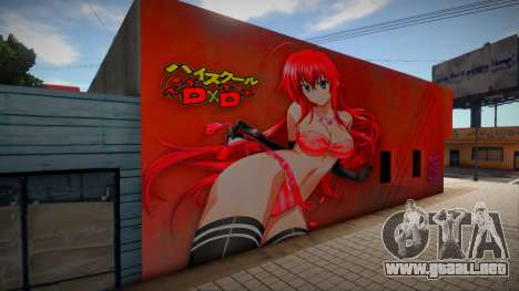 Mural Rias Gremory para GTA San Andreas