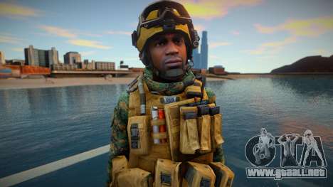 Call Of Duty Modern Warfare Woodland Marines 15 para GTA San Andreas