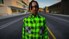 FAM2 en una camisa a cuadros para GTA San Andreas