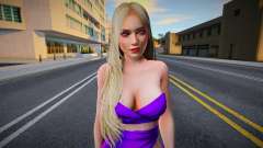 Helena Purple Dress para GTA San Andreas