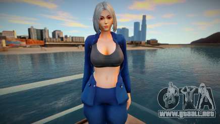 KOF Soldier Girl Different - Blue 6 para GTA San Andreas