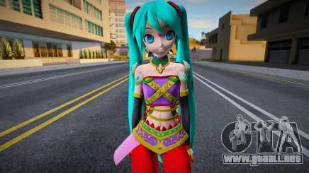 PDFT Hatsune Miku Arabian para GTA San Andreas