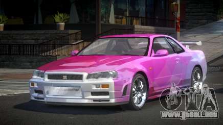 Nissan Skyline R34 BS Qz S2 para GTA 4