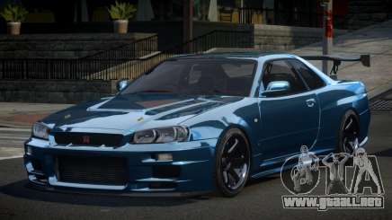 Nissan Skyline R34 PSI Qz para GTA 4