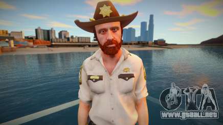 TWD Onslaught Rick Sheriff para GTA San Andreas