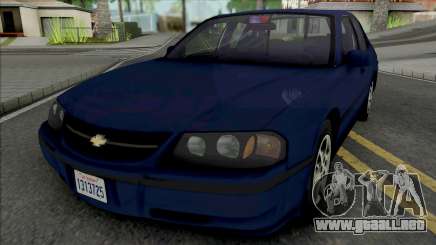 Chevrolet Impala 2000 LAPD Detective para GTA San Andreas