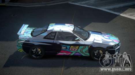 Nissan Skyline R34 G-Style S8 para GTA 4