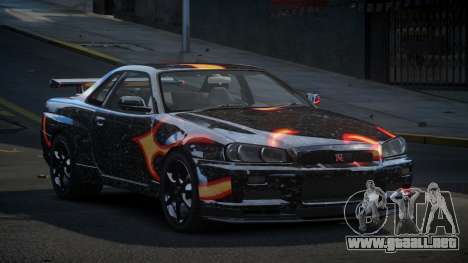 Nissan Skyline R34 G-Style S6 para GTA 4