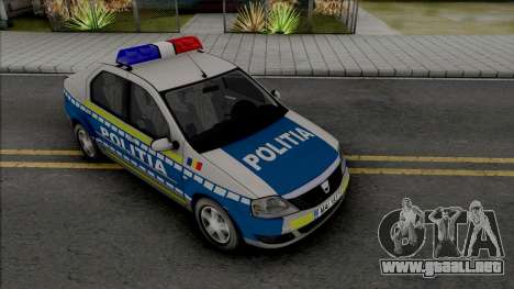 Dacia Logan Politia Romana para GTA San Andreas