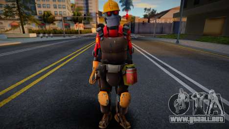 RED Robot Engineer from Team Fortress 2 para GTA San Andreas