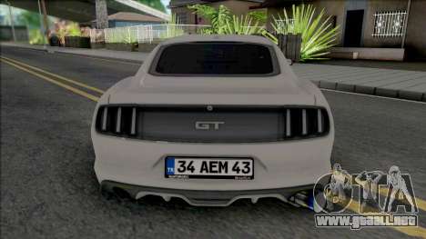 Ford Mustang 5.0 Fastback para GTA San Andreas